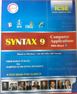 Computer Applications with Blue J Syntax Class 9: Buy Computer ...