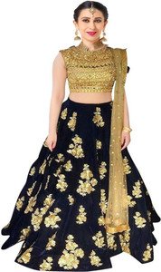 MF Retail Embellished Semi Stitched Lehenga Choli