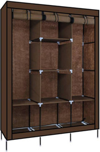KUSHAAN Micro Fiber Collapsible Wardrobe