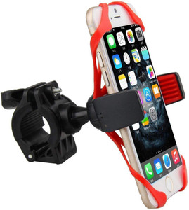 सेउटा Bike Mount, Universal Adjustable Bicycle Cell Phone Holder Cradle Stand Motorcycle Rack Handlebar Smartphone GPS Navigation मोबाइल होल्डर