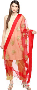 DUPATTA BAZAAR Cotton Blend Embroidered Women Dupatta