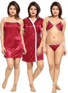 Be You Women Robe and Lingerie Set