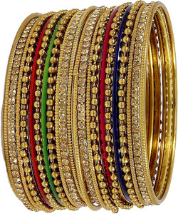 NMII Metal Zircon Bangle Set
