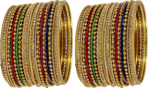 NMII Metal Zircon Bangle Set