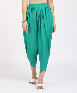Aurelia Cotton Viscose Blend Solid Salwar