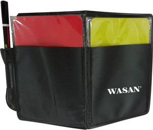 WASAN Football Referee Card Red Yellow (Set of 2) Football Foul Card