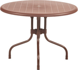 Supreme Cherry Dining Table, Wenge (4 Seater)  Plastic Outdoor Table