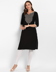 Anmi Printed Women Straight Kurta