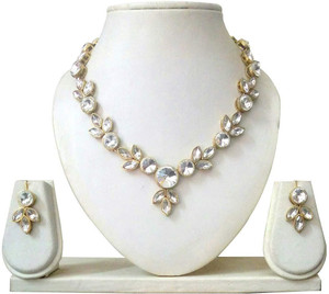 CATALYST Brass Brass White Jewellery Set