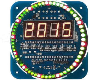 arduino M492 DIY DS1302 Rotating LED Electronic Digital Clock Kit 51 ...