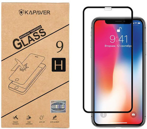 Kapaver Edge To Edge Tempered Glass for Apple iPhone X
