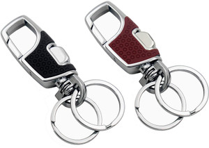 DOCOSS Pack Of 2-Metal Antique Key chains for Stylish Men Girls
