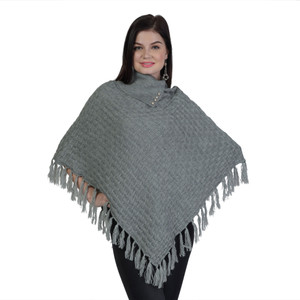 eWools Women Winter Wear Woolen Poncho