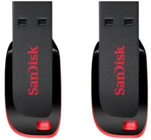 SanDisk Cruzer Blade 32 GB 32 GB Pen Drive Compatible with Desktop Computer, Tablet, Audio Player, Television, Laptop USB 2.0 Plastic Case