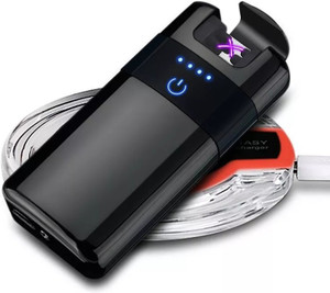 cigarette lighter wifi IZED WIRELESS LIGHTER 1 WIRELESS cigarette lighter,Arc Lighter Rechargeable  Flameless Electronic Windproof Arc USB Lighter Exotic Cigarette Lighter,  WIRELESS CHARGING (Black)(platinum series) Pocket Lighter Price in India