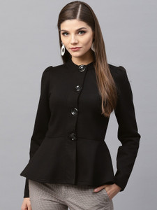 SASSAFRAS Full Sleeve Solid Women Jacket