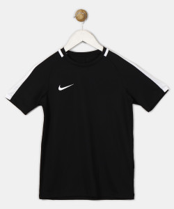 NIKE Boys Solid Polycotton Regular T Shirt Round Neck