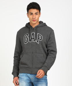 Grey Gap Pullover Amazon GAP Men Full Sleeve Applique Hooded
