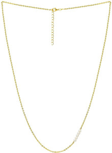 Style Gallery Delicate Bikini Body Waist Belly Chain for Women Pearl Gold-plated Plated Alloy Chain