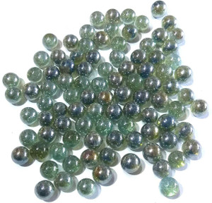 OM Nawani Collections 100 Pcs of Mini Size Glass Marbles with Shooter Unique Collection