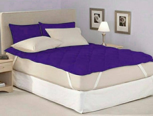 Gyanti texture Mattress Topper Double Size Stretchable, Waterproof Mattress Cover