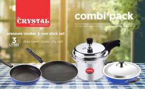 CRYSTAL Kitchen Combi Non-Stick Coated Cookware Set