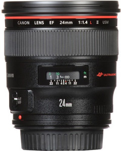 Canon EF24mm f/1.4L II USM Wide-angle Prime Lens - Canon