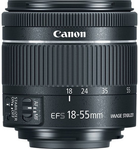 Canon EF-S 18-55mm f/4-5.6 IS STM Standard Prime Lens - Canon