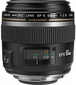Canon EF-S60mm f/2.8 Macro USM Macro Prime Lens - Canon