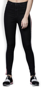 Tokyo Talkies Super Skinny Women Black Jeans