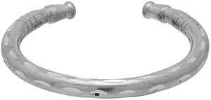 Dzinetrendz Brass Silver Kada