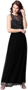 STREET9 Women Gown Black Maxi/Full Length Dress