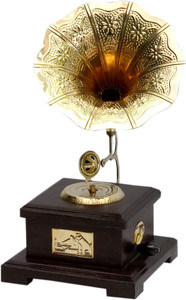 ARSH Antique Wooden Gramophone Wooden, Brass Gramophone