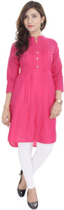 Tactic Women Colorblock High Low Kurta