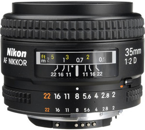 NIKON AF Nikkor 35mm f/2D Wide-angle Prime Lens - NIKON : Flipkart.com