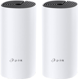 TP-Link Deco M4 (2-Pack) Mesh Router 2.4 GHz, 5 GHz 1200 Mbps Wifi Speed Dual Band Internal Antenna Ethernet (Cable Broadband)