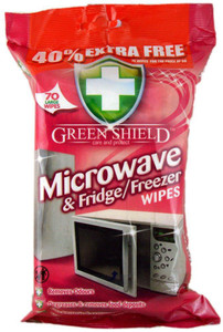 green shield Microwave And Fridge/Freezer Wipes 70's