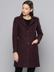 PHENOMENON LONG V-CUT MELTON COAT（NAVY） Theory Wool Melton Mid
