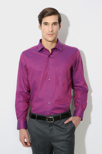 VAN HEUSEN Men Solid Formal Pink Shirt