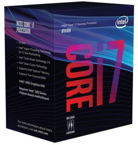 Intel 8 gen core i7 - 8700/ 3.2 Ghz /12MB cache memory