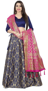 Sonu Creation Embroidered, Self Design Semi Stitched Lehenga Choli