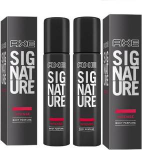 AXE SIGNATURE INTENSE BODY PERFUME 122 ML pack of 2 Deodorant Spray - For Men