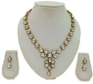 CATALYST Brass Brass White Jewellery Set