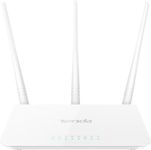 TENDA F3 Wireless Router Wireless Router 2.4 GHz 300 Mbps Wifi Speed Single Band External Antenna ADSL (Telephone)