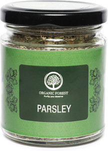 organic forest Parsley Leaves Organic Pure Herb Glass Containers