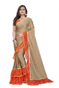 Arriva Fab Dyed Bollywood Chiffon Saree