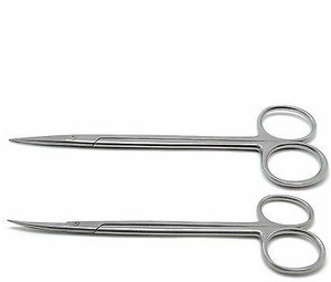 Chirurgische Schere Kelly, 160 Mm, Gebogen  DentaDepot  4342