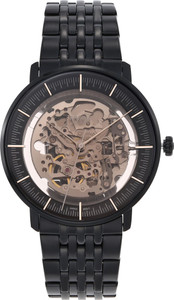 Fossil CHASE AUTOMATIC_ME3163 自動巻き腕時計 Fossil ME3163 Chase Automatic Black Stainless Steel Watch