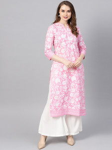 Varanga Women Self Design Straight Kurta