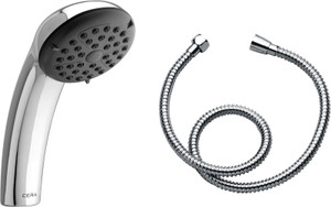 सेरा - Hand Shower 90 mm (4 Inches) dia with 125 mm (5 Inches) Long Arm with Shower Tube 1.5 Meter Flexible शावर हैड